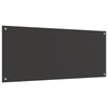 Køkken Backsplash Mørkegrå 120x50x0,6 cm Hærdet Glas