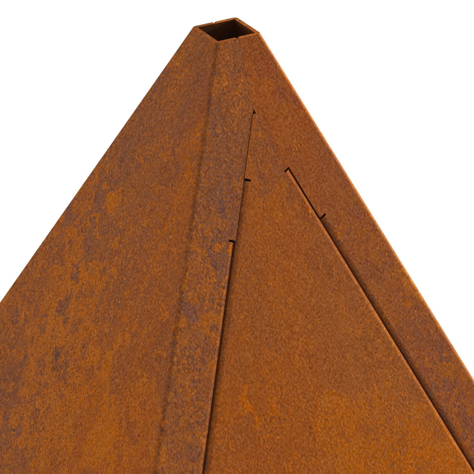 Fyrtårn Pyramide 50x50x51 cm Vejrbestandig Stål