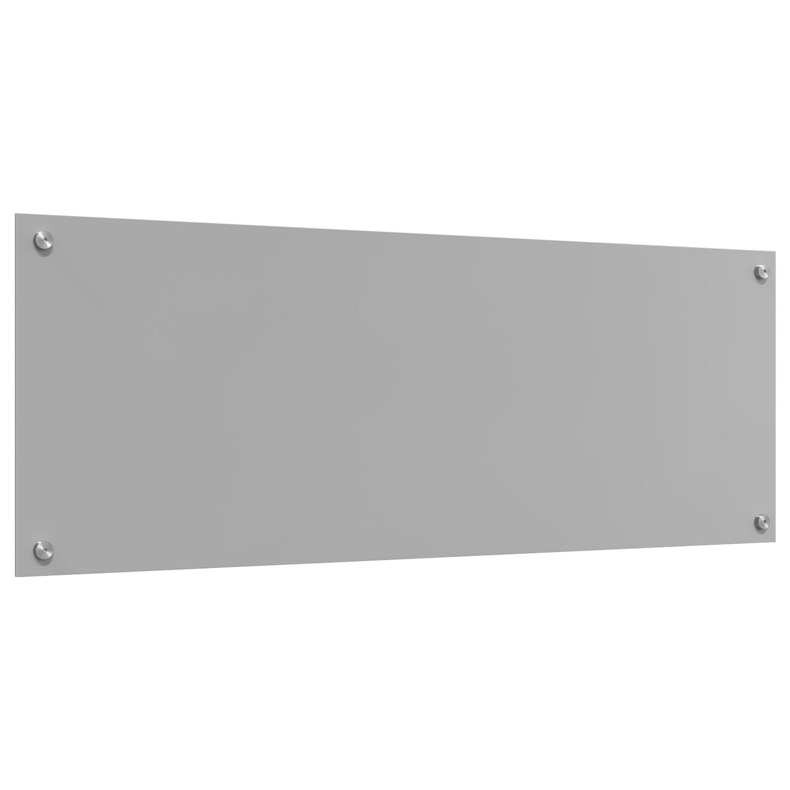 Køkken Backsplash Lys Grå 110x40x0,6 cm Hærdet Glas