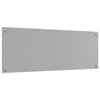Køkken Backsplash Lys Grå 110x40x0,6 cm Hærdet Glas