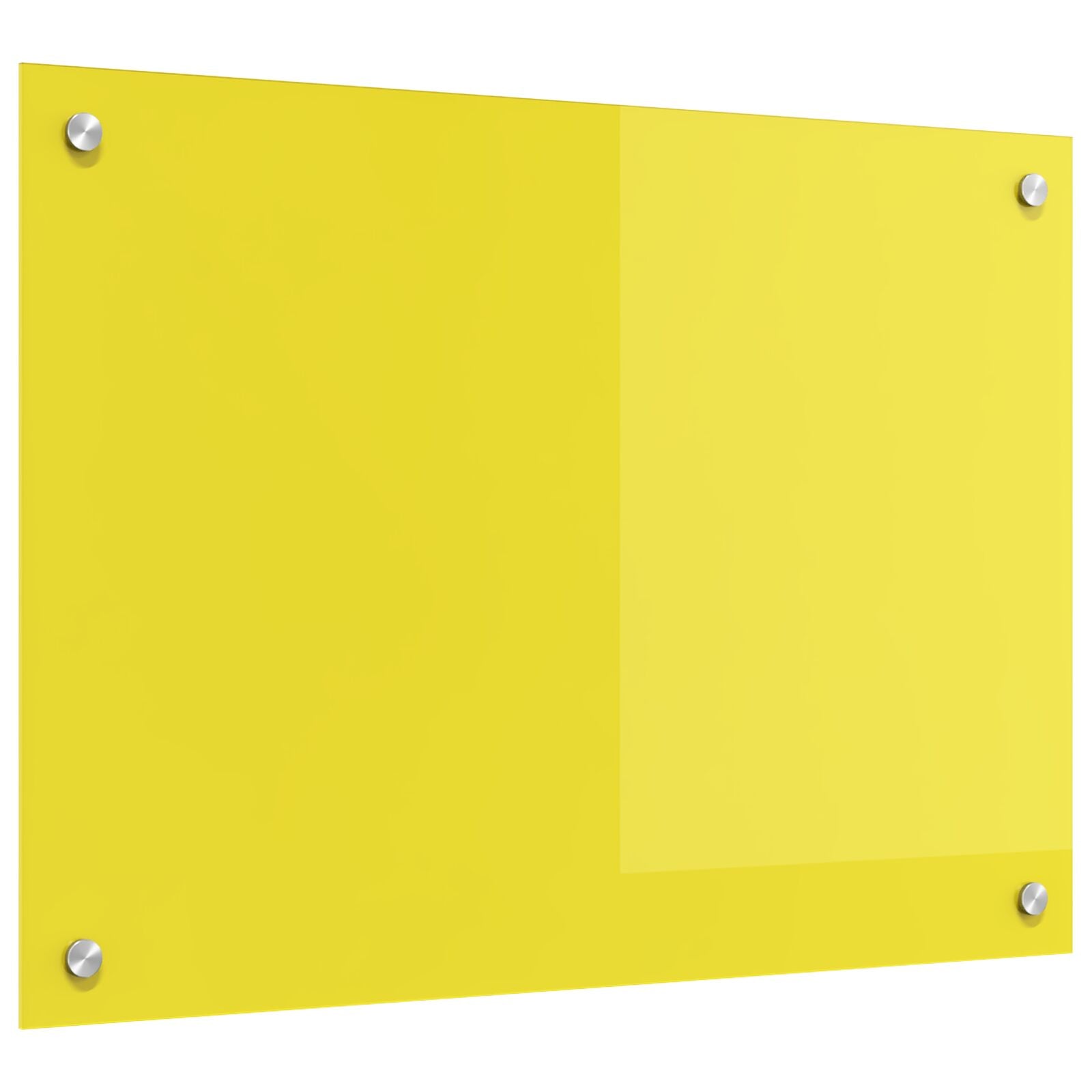 Køkken Bagvæg Gul 70x50x0,6 cm Hærdet Glas