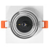 indbyggede spotlights 6 stk Firkant GU10 Hvid 91x91 mm