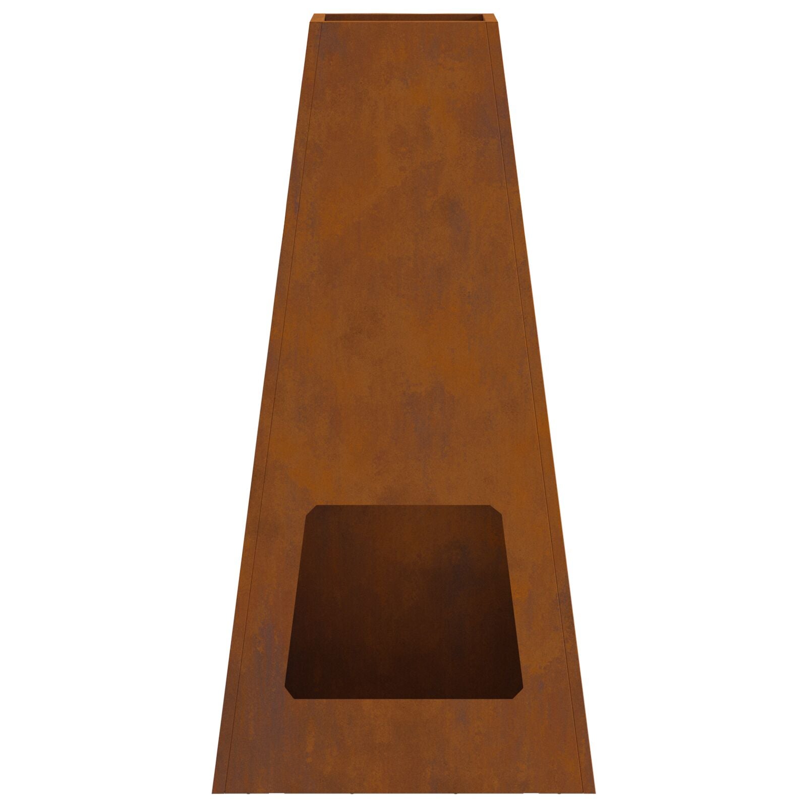 Pejs 50x35x100 cm Vejrbestandig Stål