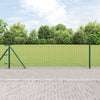 Hegnspæle Sæt med 52 Grøn Stål 3.2 x 3.2 x 50 cm Robust