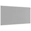 Køkken Backsplash Lys Grå 120x60x0,6 cm Tempereret Glas