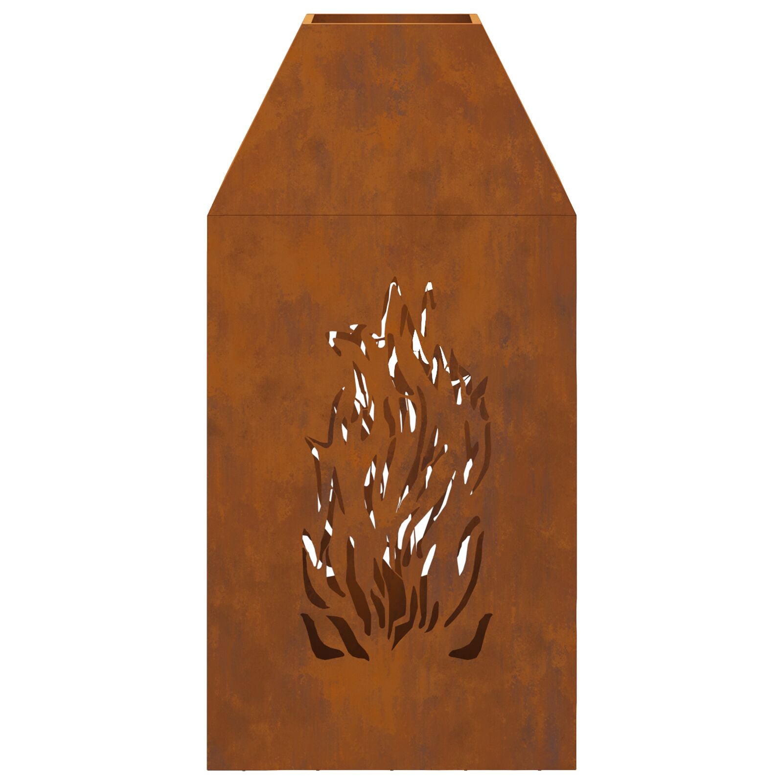 Ildsted 50x50x100 cm Vejrbestandigt Stål