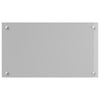 Køkken Splashback Lys Grå 70x40x0,6 cm Hærdet Glas