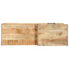 Skobænk 110x35x50 cm Solid Groft Træ Mango