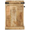 Skobænk 110x35x50 cm Solid Groft Træ Mango