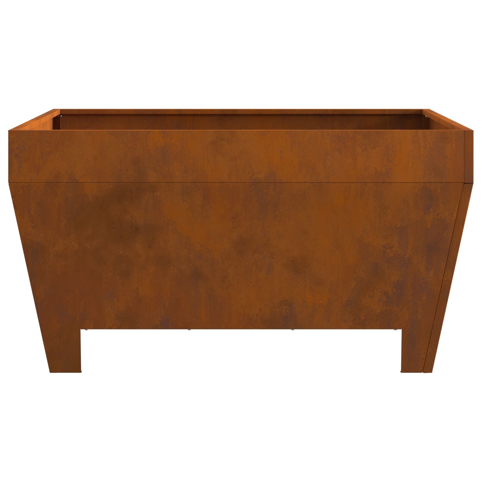 Bålsted Kvadratisk 80x80x43 cm Vejrbestandigt Stål