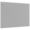Køkken Sprøjteliste Lys Grå 70x50x0,6 cm Hærdet Glas