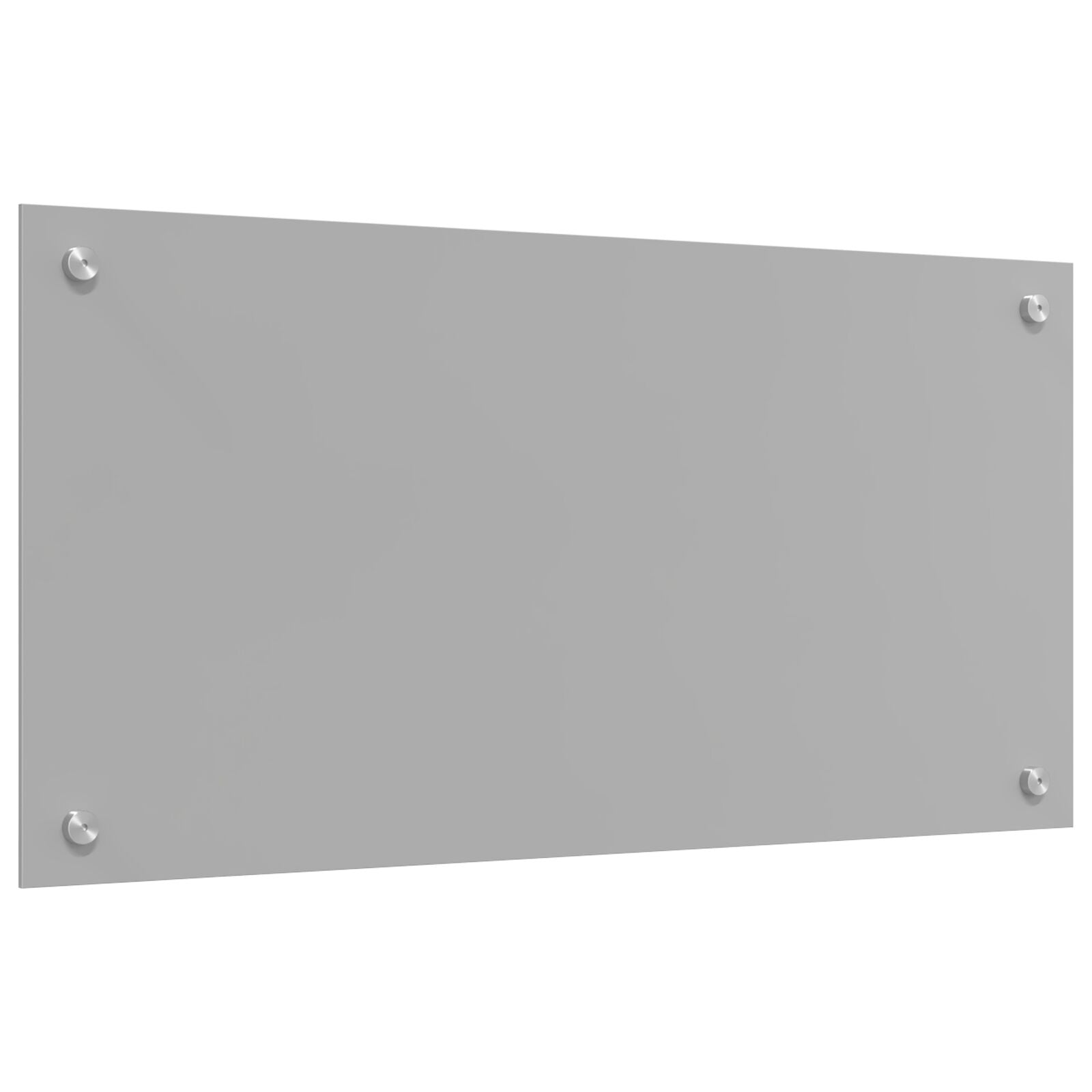 Køkken Backsplash Lysegrå 80x40x0,6 cm Hærdet Glas
