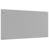 Køkken Backsplash Lysegrå 80x40x0,6 cm Hærdet Glas