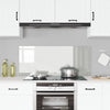 Køkken Backsplash Transparent 120x50x0,6 cm Tempereret Glas