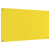 Kjøkken Backsplash Gul 110x60x0,6 cm Tempereret Glas