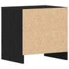 Natbord 2 stk Sort Eg 45x34x44,5 cm Konstrueret Træ