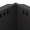 Røgløs Fire Pit Sort 58x58x51 cm Stål