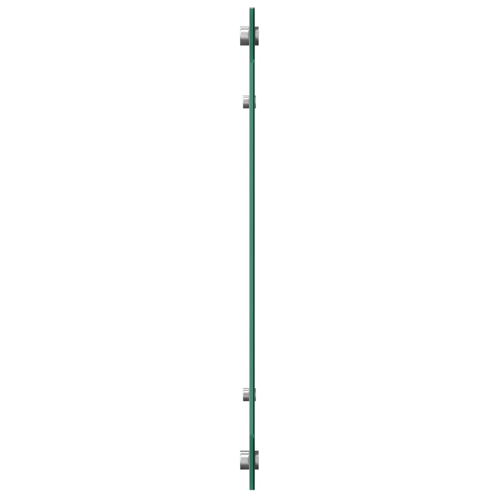 Køkken Baghængning Mørkegrå 100x50x0,6 cm Hærdet Glas