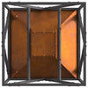 Fyrfadslys Fyrkantet 50x50x35 cm Vejrbestandig Stål