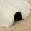 Beige område 140x200 cm Polyester skridsikker