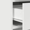 2 Personers Dressing Table Sæt med LED Hvid Konstrueret Træ