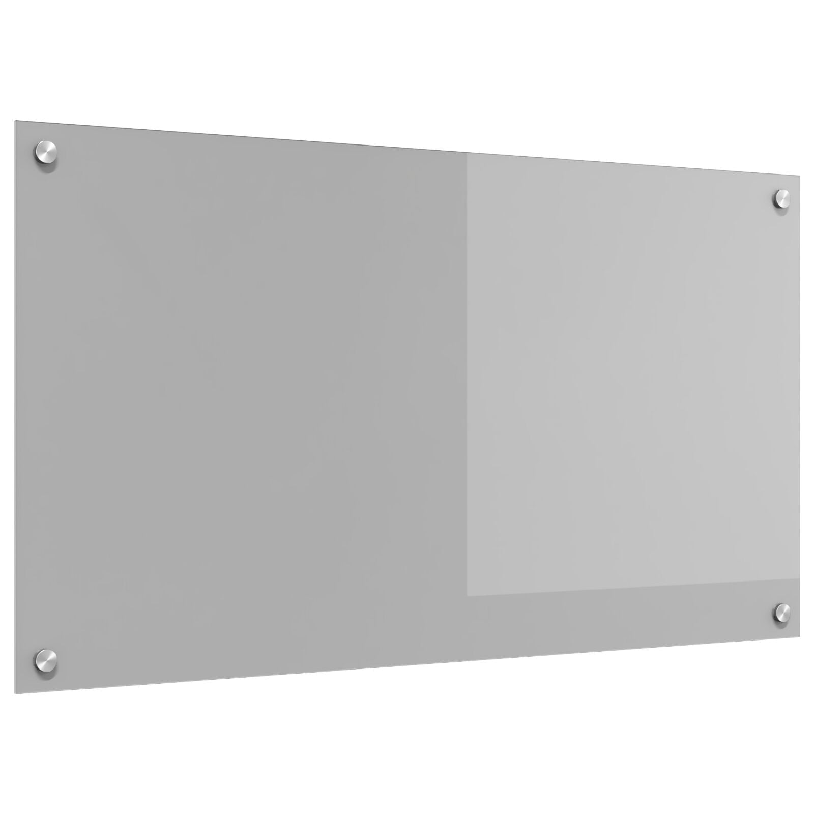 Køkken Backsplash Lys Grå 90x50x0.6 cm Hærdet Glas