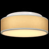 Loftlys Flush Mount Grå Ø 38 cm Stof E27