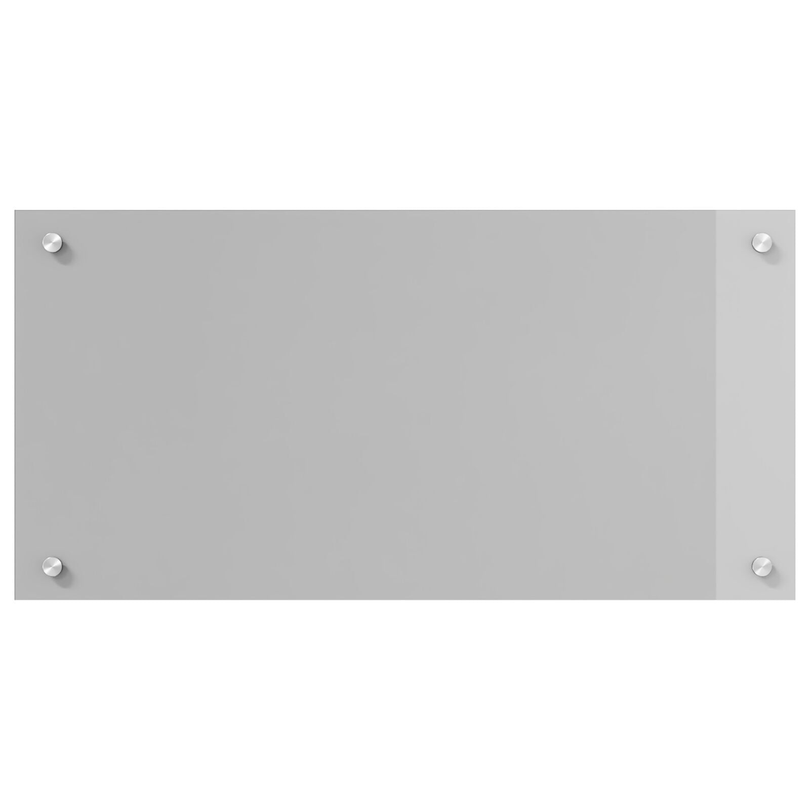 Køkken Backsplash Lysegrå 80x40x0,6 cm Hærdet Glas