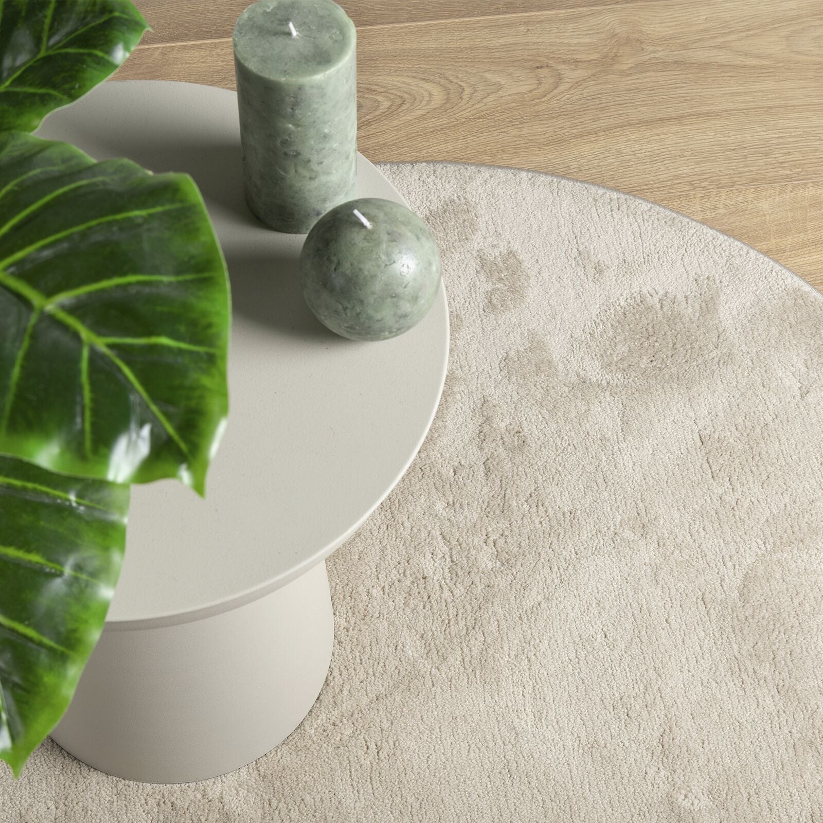 Beige område 140x200 cm Polyester skridsikker