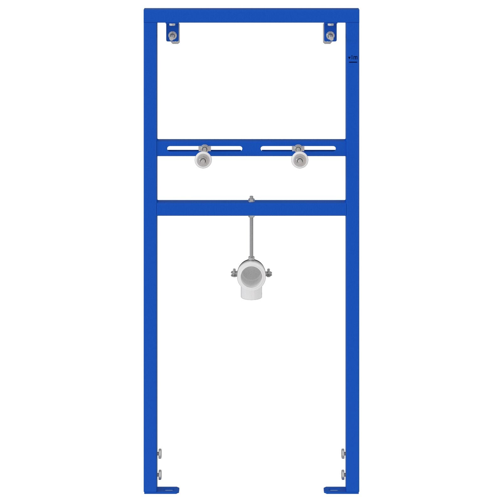 Badeværelsestilbehør ophæng Blå Metal 50 x 17.5 x 136 cm Holdbart