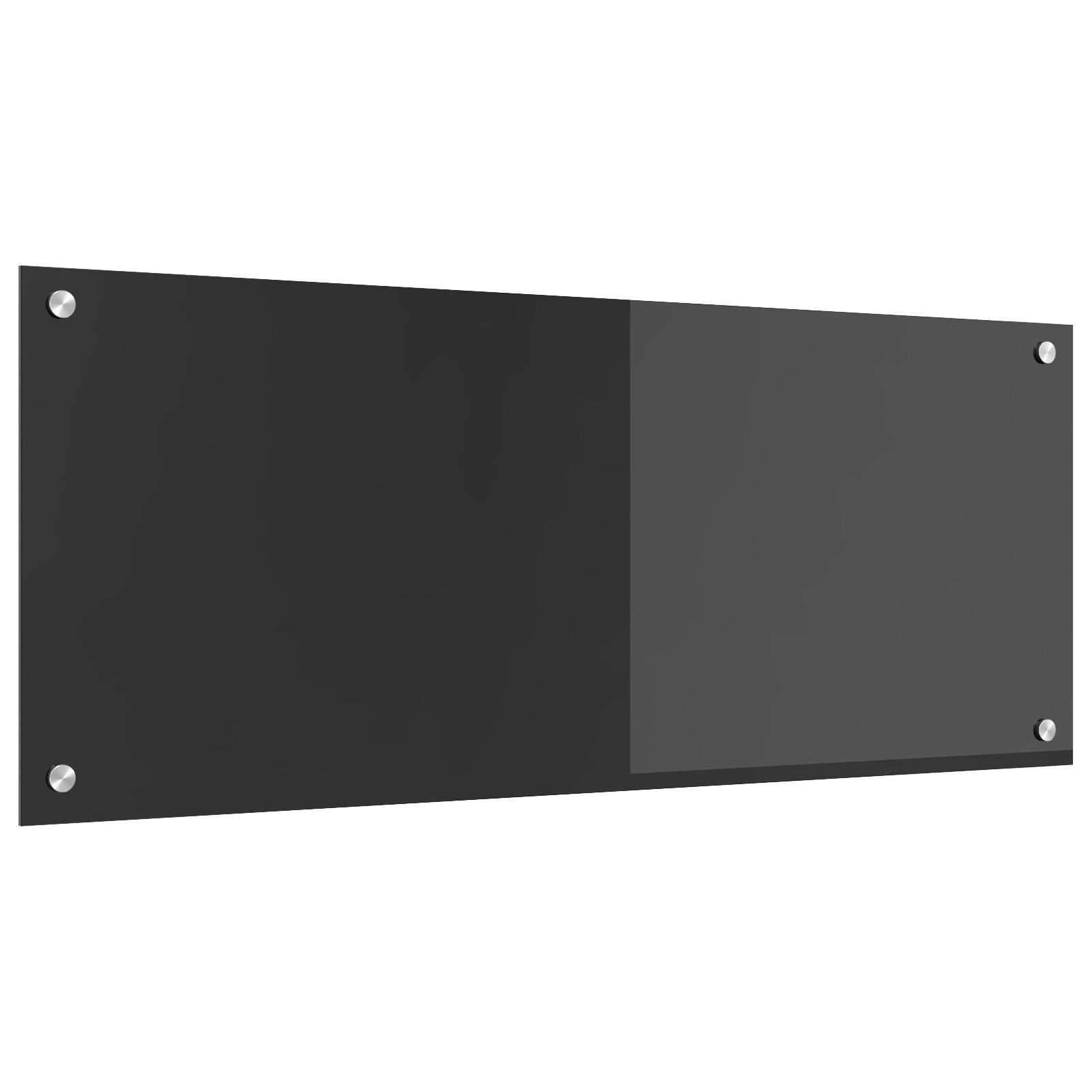 Køkken Splashback Mørkegrå 100x40x0,6 cm Hærdet Glas