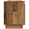 TV Skab med LED Gammelt Træ 180x38x49 cm Konstrueret Træ
