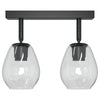 Loftlamper med justerbar glaskuppel Anthracite E27