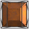 Fyrfadslys Square 80x80x40 cm Vejrbestandigt Stål
