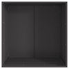 Fyrfadssten Sort 80x80x43 cm i Stål