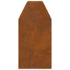 Brandovn 50x50x100 cm Vejrresistent Stål