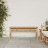 Havebænk 110x38x45 cm Bambus