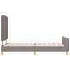 Sengebund Taupe 120x200 cm Stof
