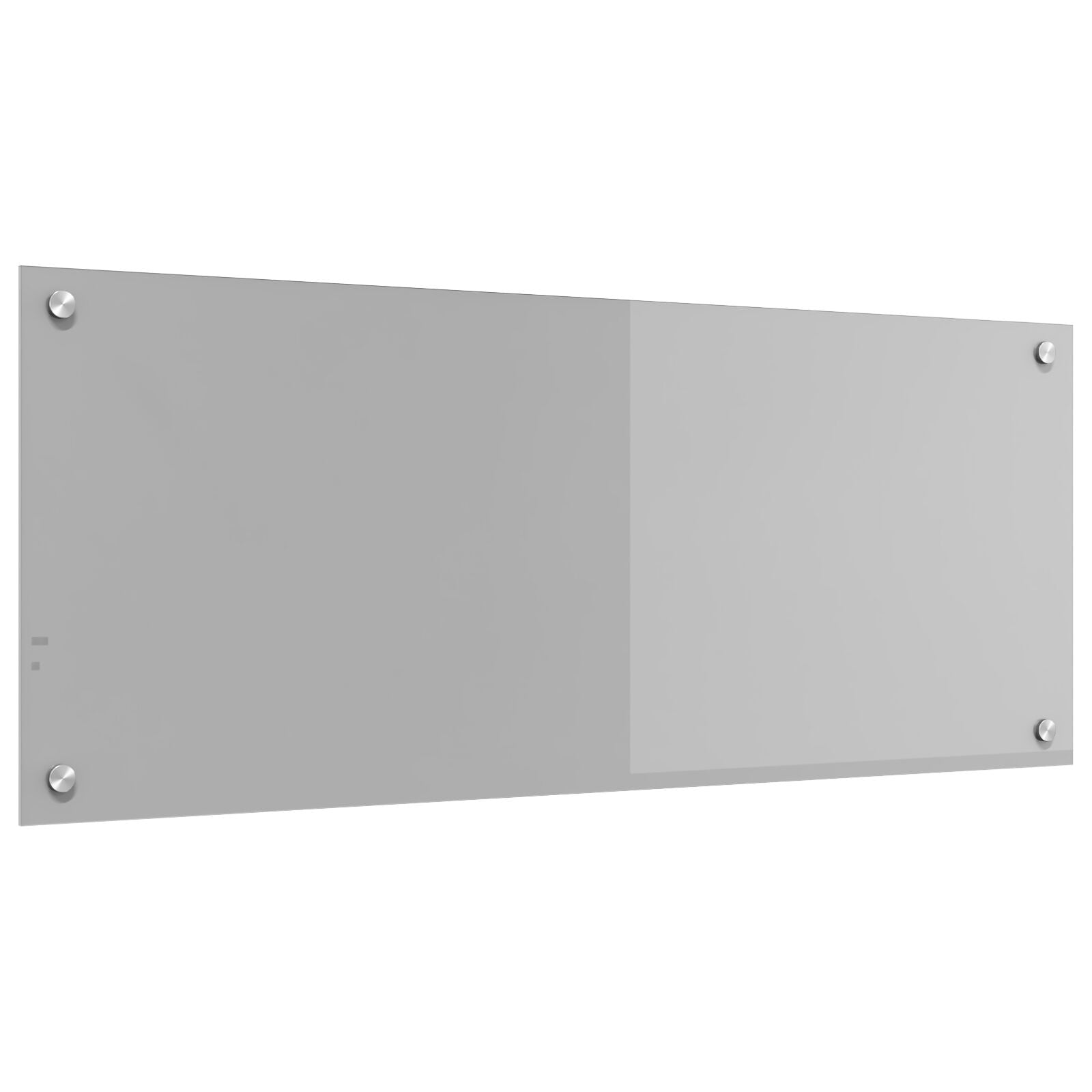 Køkken Bagplade Lys Grå 100x40x0,6 cm Hærdet Glas