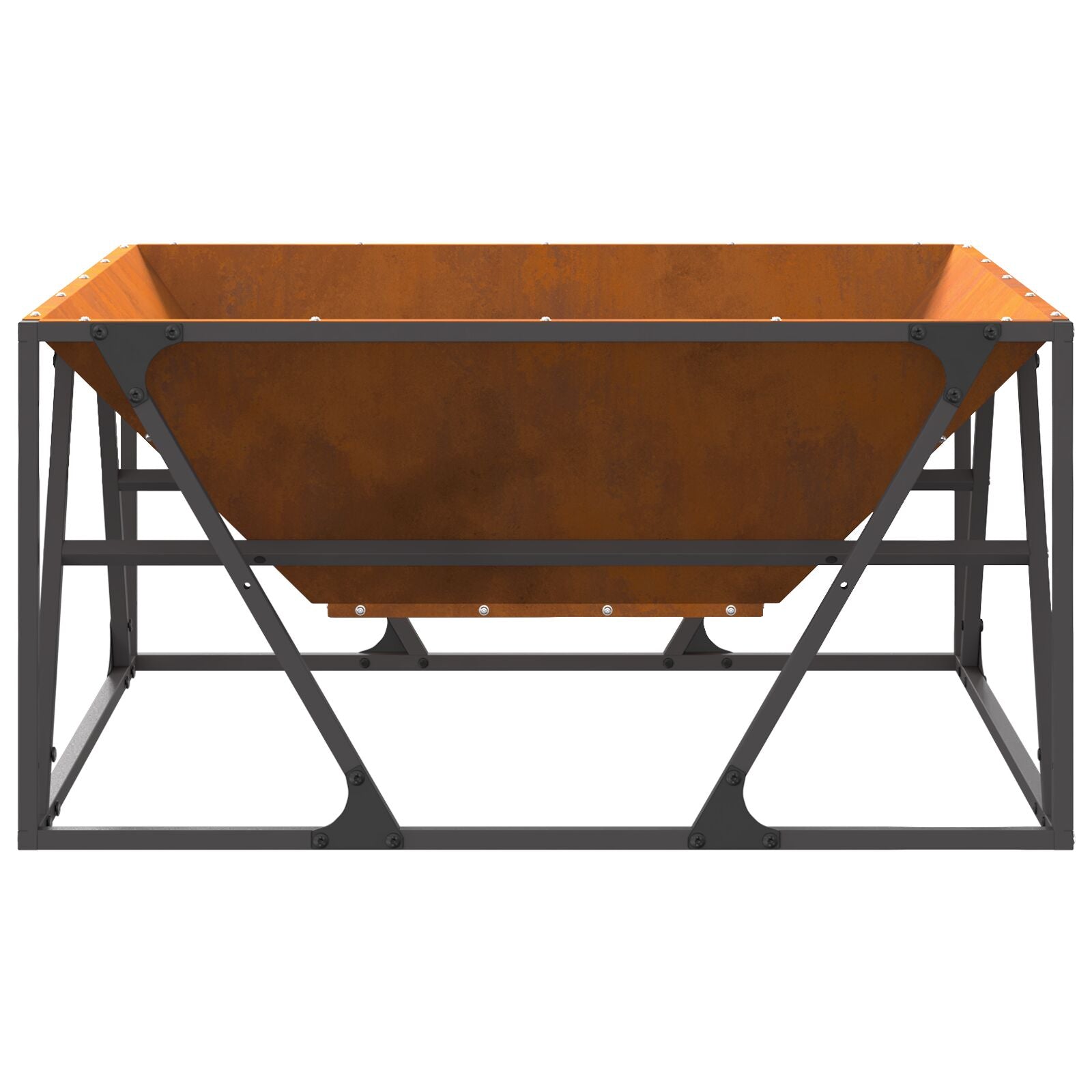 Fyrfadslys Square 80x80x40 cm Vejrbestandigt Stål