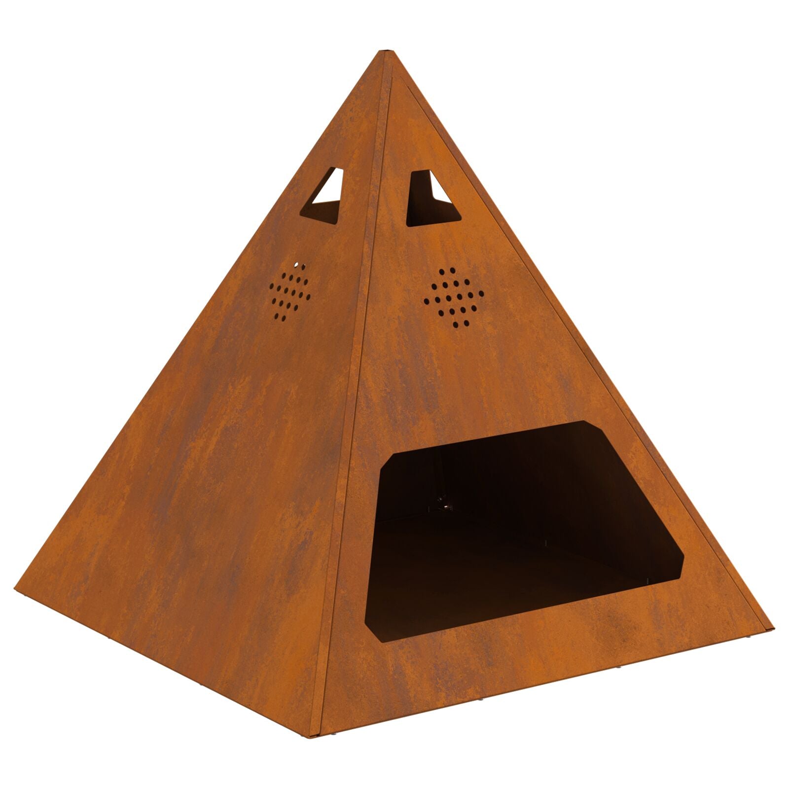 Fyrtårn Pyramide 50x50x51 cm Vejrbestandig Stål