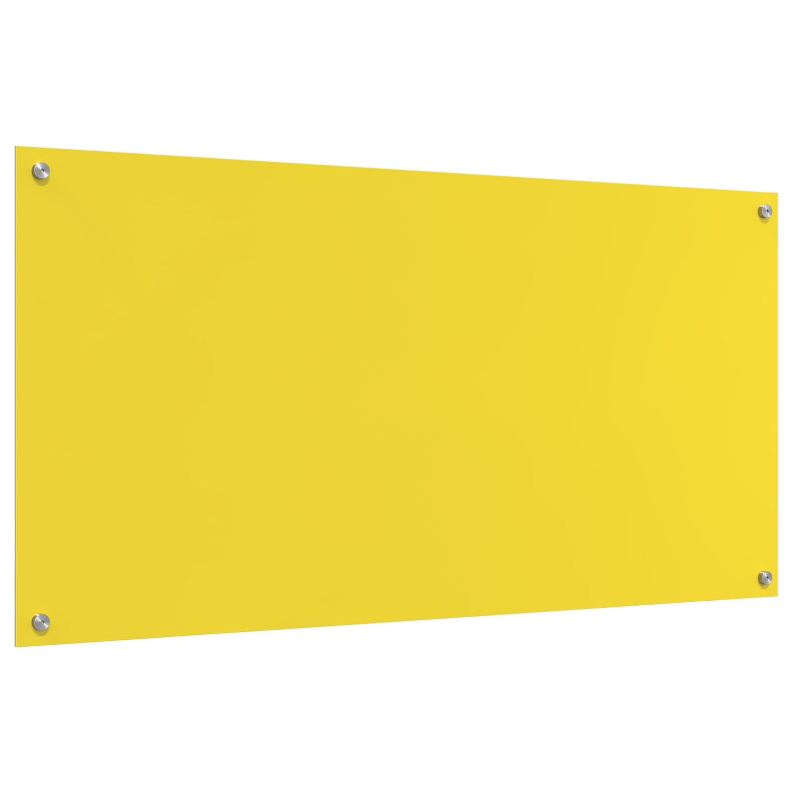 Køkken Bagvæg Gul 120x60x0,6 cm Temperatur Glas