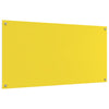 Køkken Bagvæg Gul 120x60x0,6 cm Temperatur Glas