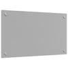 Køkken Splashback Lys Grå 70x40x0,6 cm Hærdet Glas