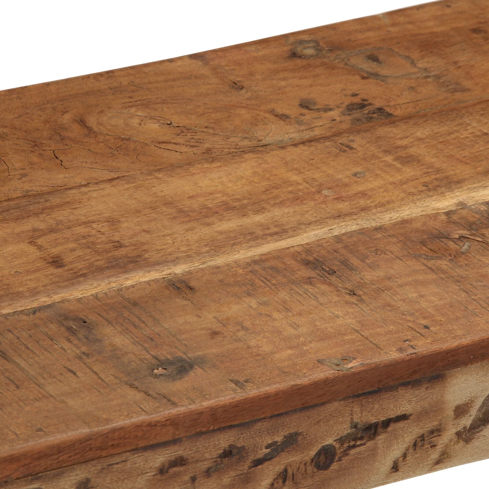 Bænk 110x35x46 cm Massivt Træ Genbrug