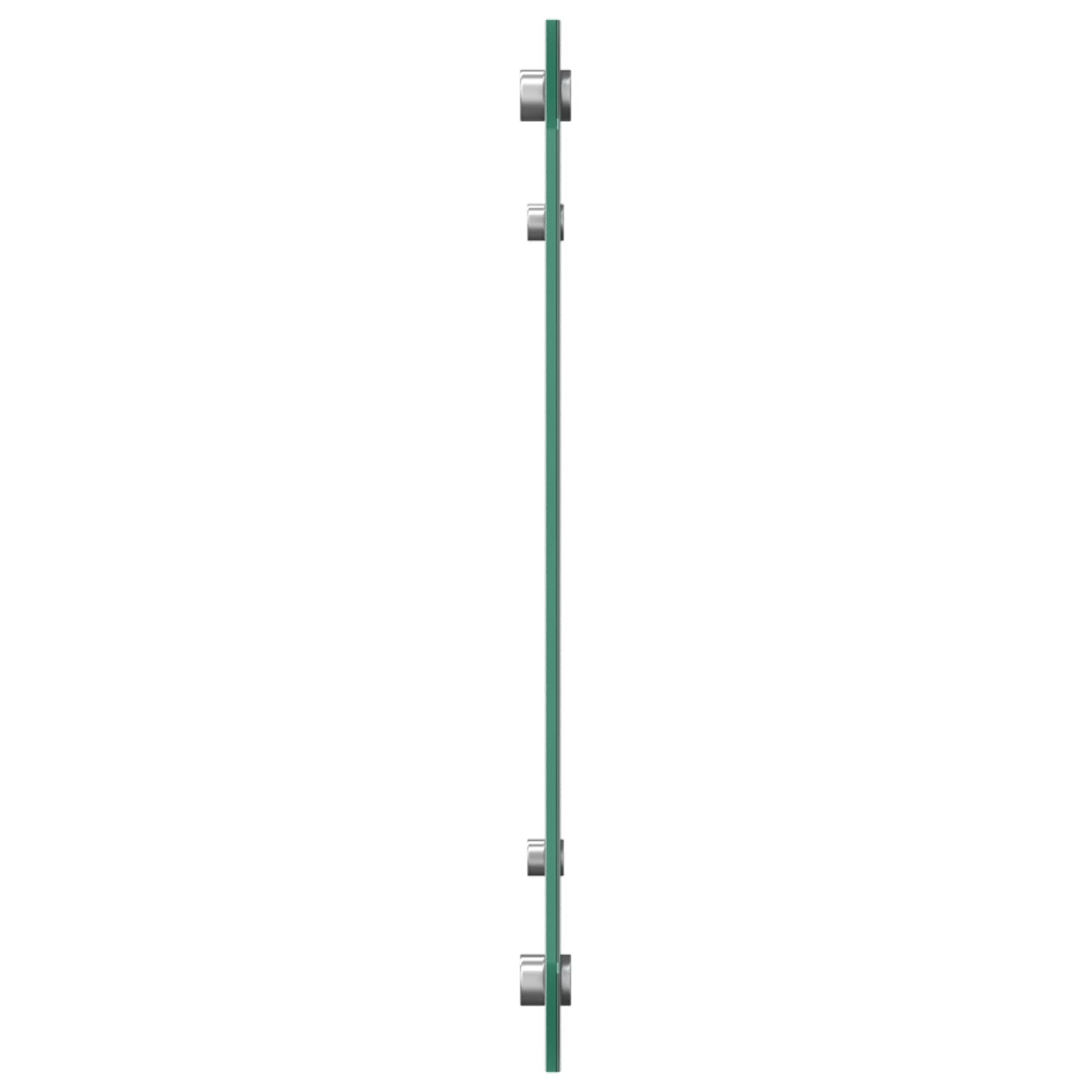 Køkken Bagplade Lys Grå 90x40x0,6 cm Hærdet Glas