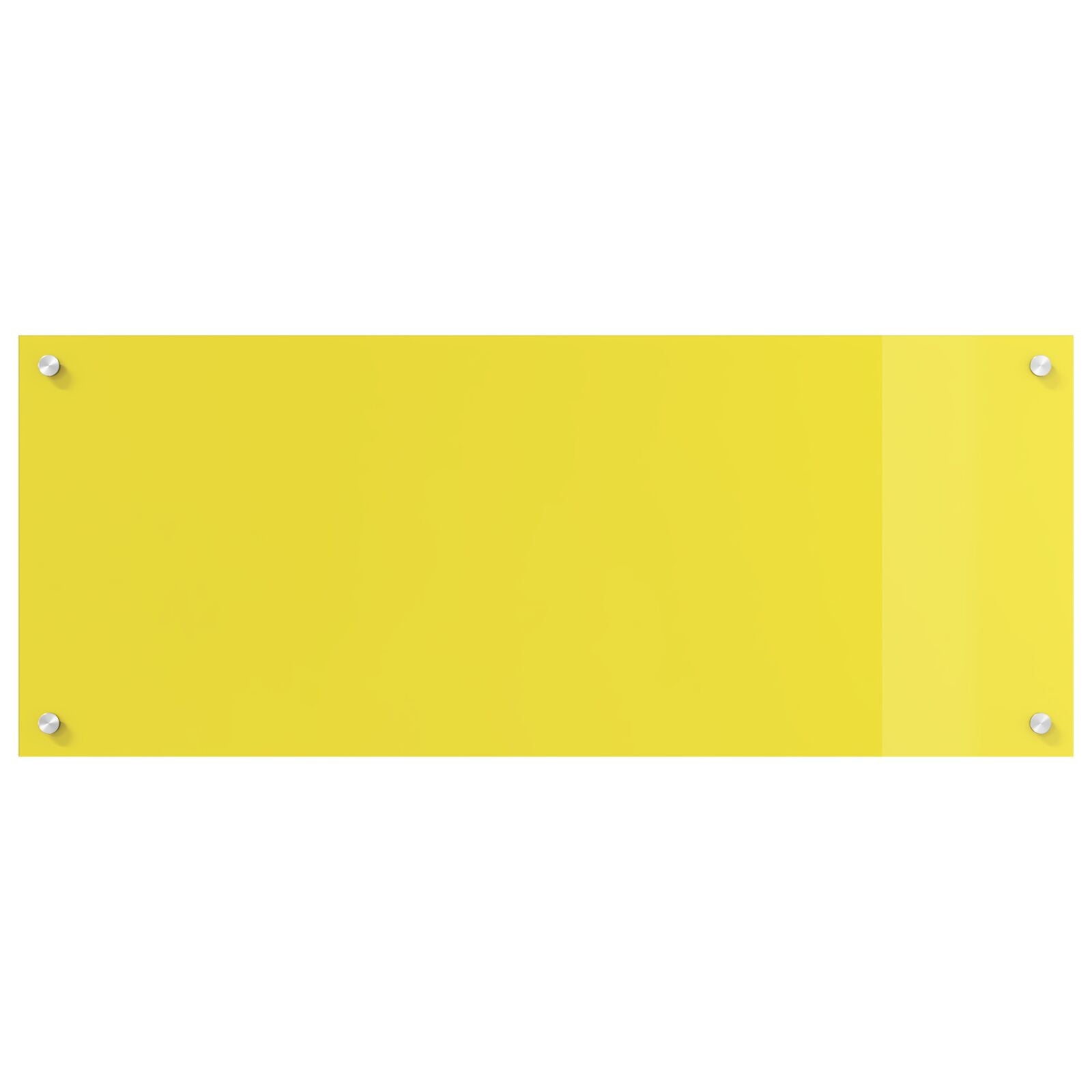 Køkken Backsplash Gul 100x40x0.6 cm Hærdet Glas