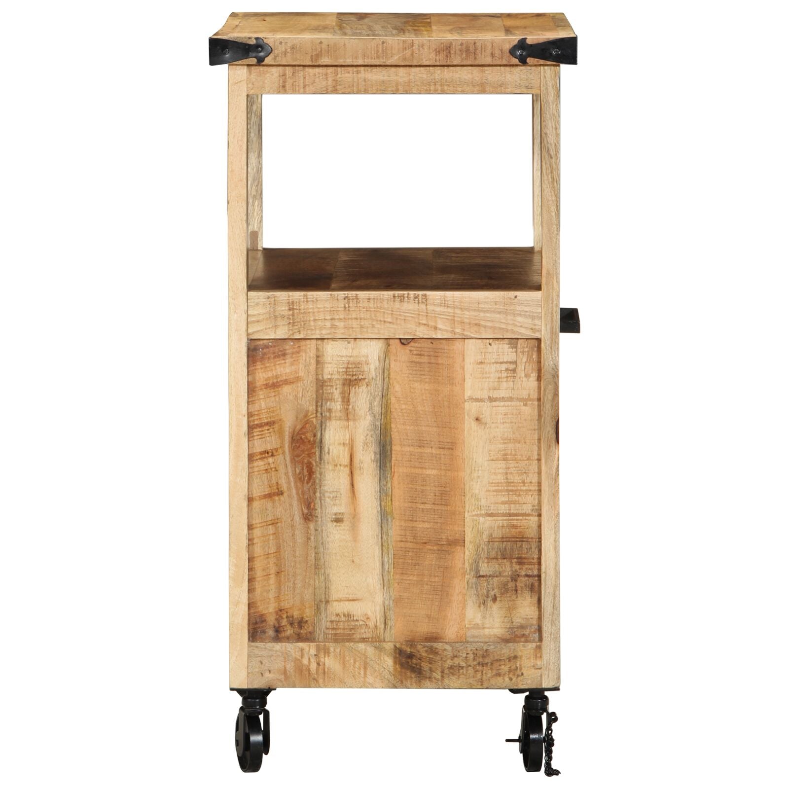 Køkkenvogn 55x40x80 cm Solid Groft Mangotræ
