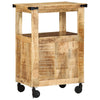 Køkkenvogn 55x40x80 cm Solid Groft Mangotræ