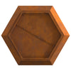 Fyrsted Hexagonal 75x75x28 cm Vejrbestandig Stål